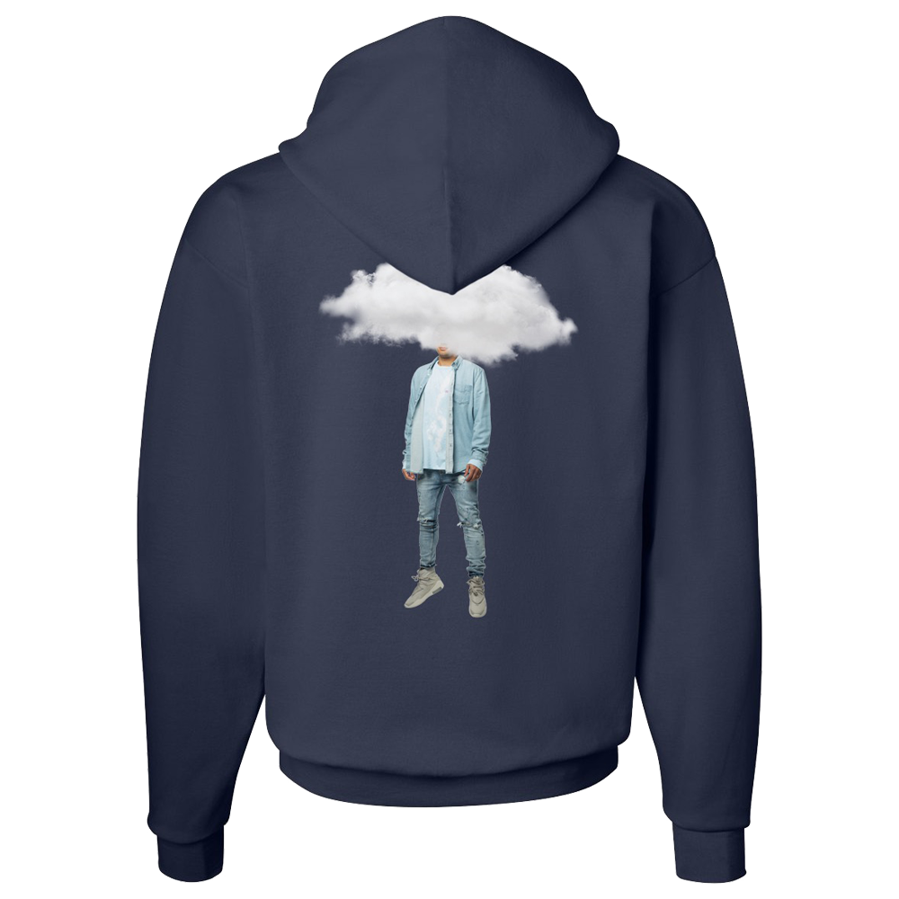 Citizen of Heaven album cover head on the clouds navy hoodie product shot back Tauren Wells