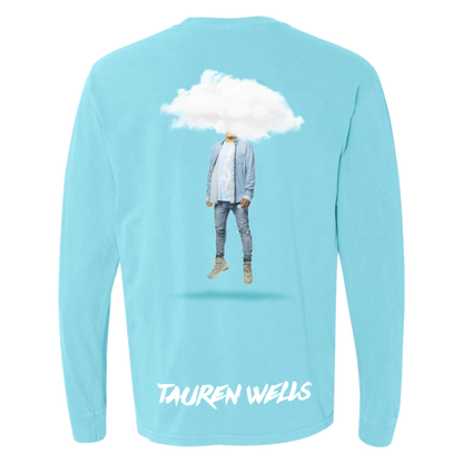 Citizen if Heaven head in the clouds album cover light blue long sleeve tee product shot back Tauren Wells