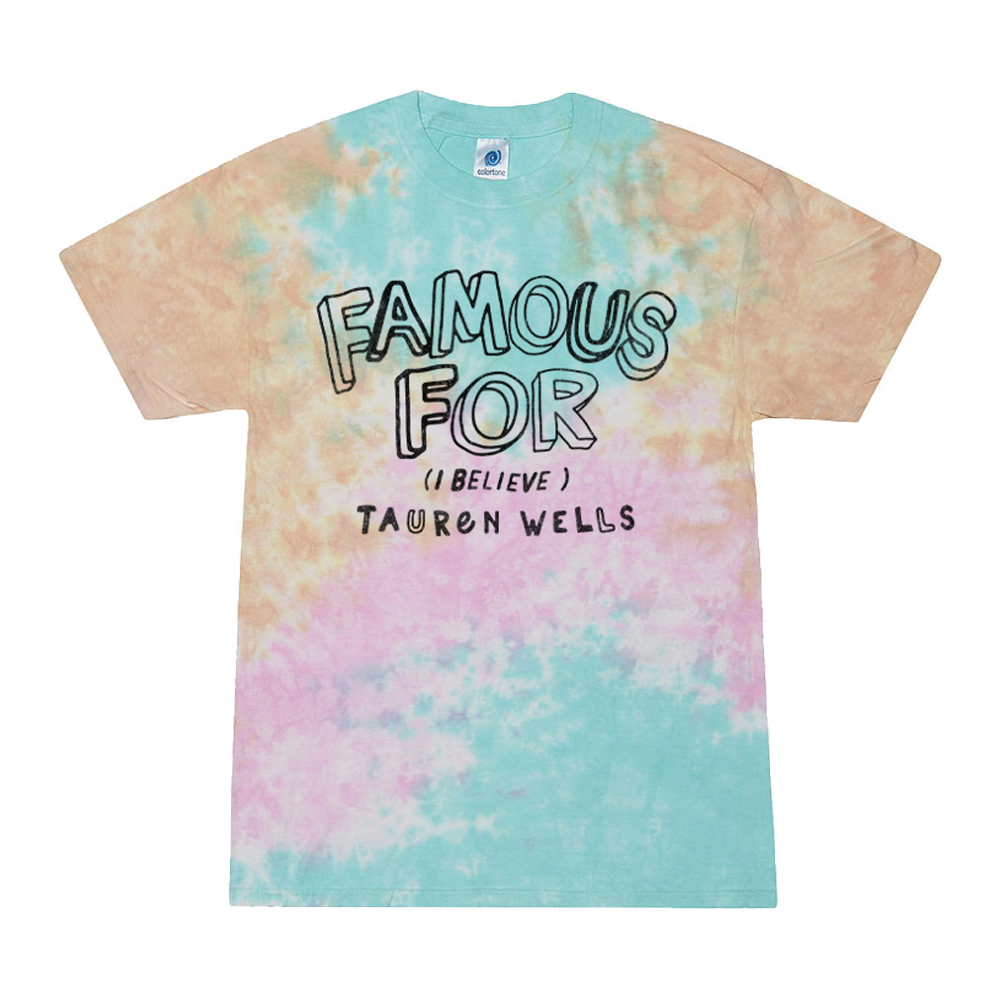 Famous For Tie Dye Youth Tee