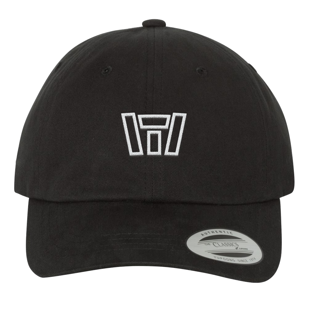 Outlined Logo Hat Black