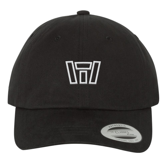 Outlined Logo Hat Black